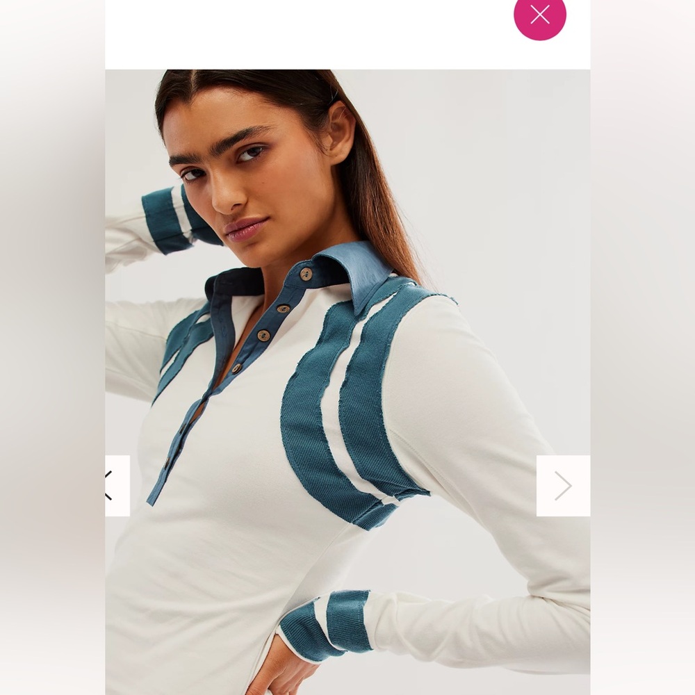 NWT Free People Wednesday Polo